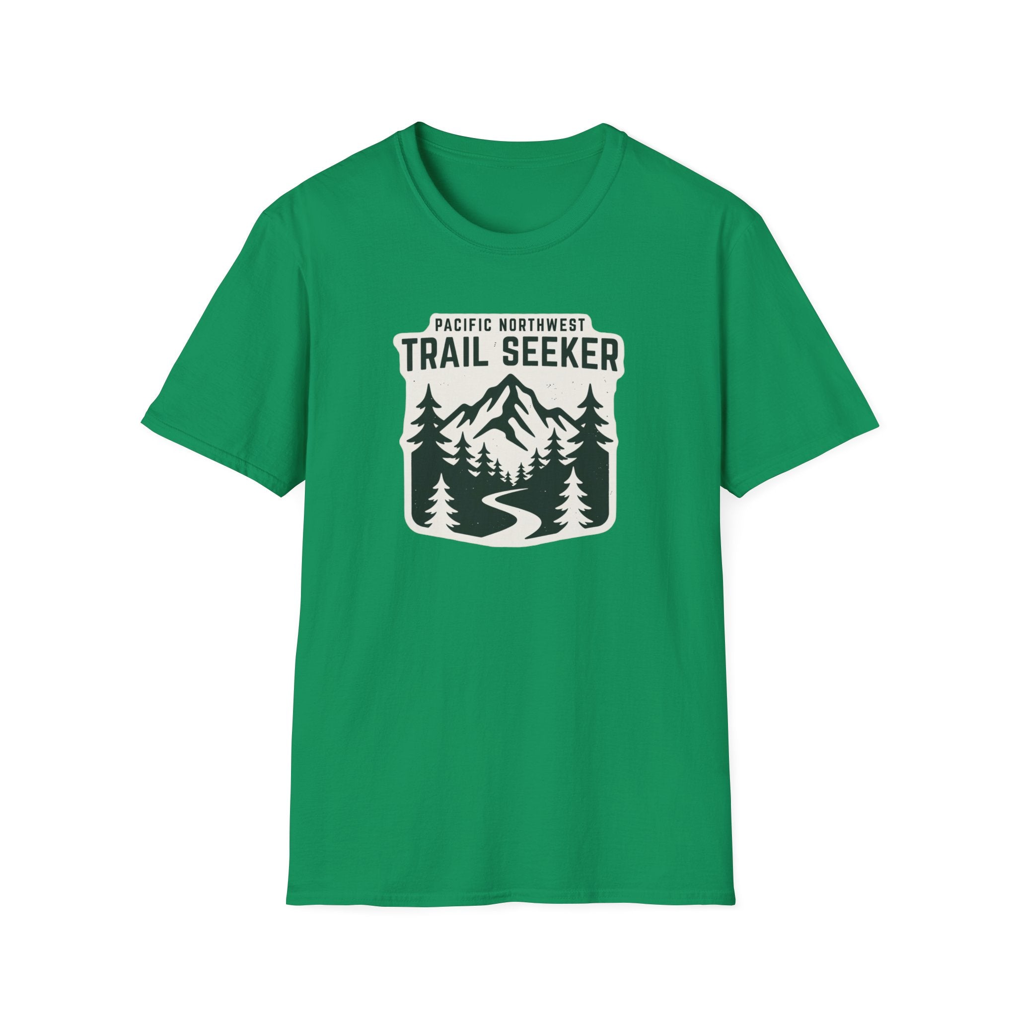 Trail Seeker Mountain Design T-Shirt | Pacific Northwest Hiking Shirt