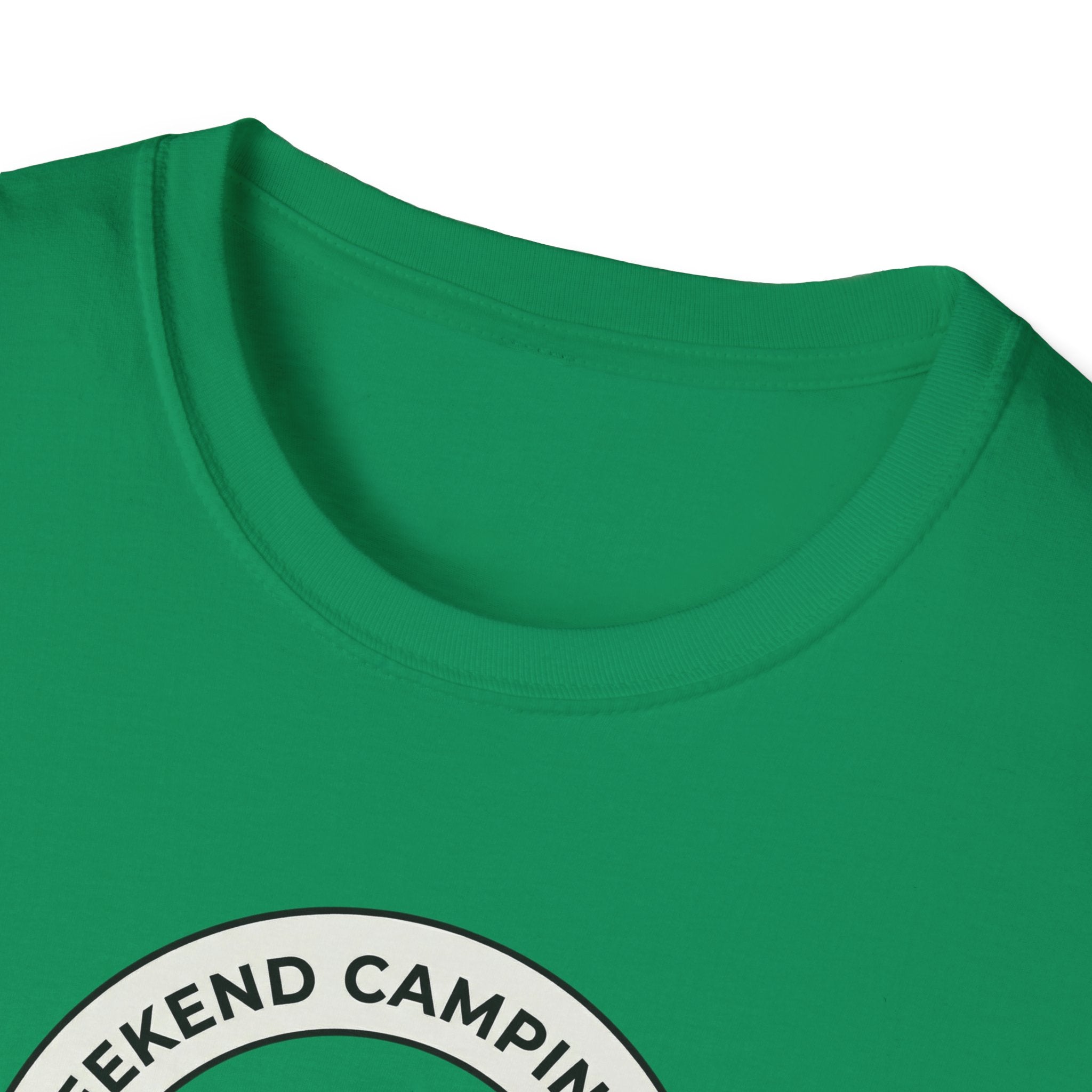 Weekend Camping Trip Overpacked As Usual T-Shirt | Camping Badge Tee