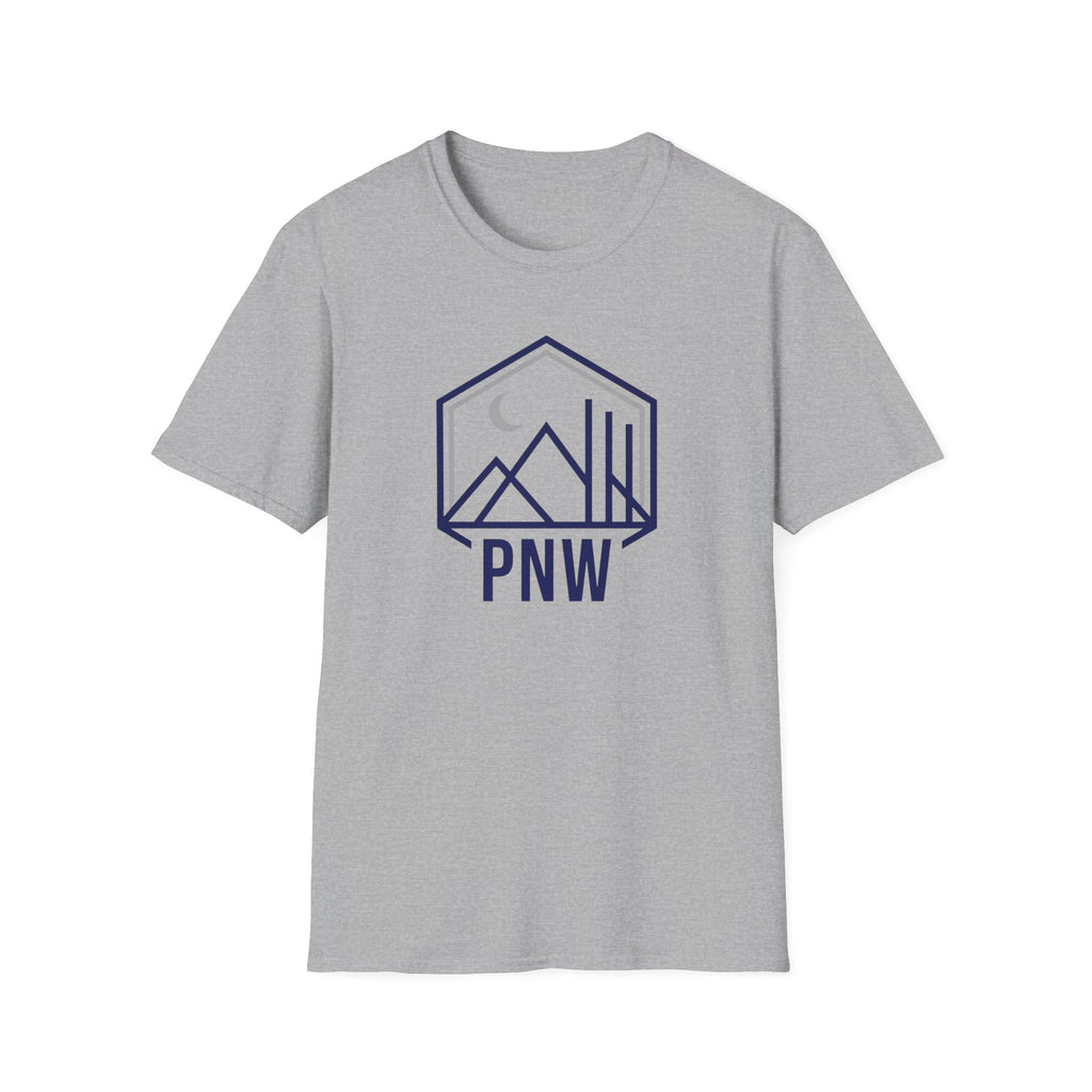 PNW Mountains Tee | Pacific Northwest camping badge