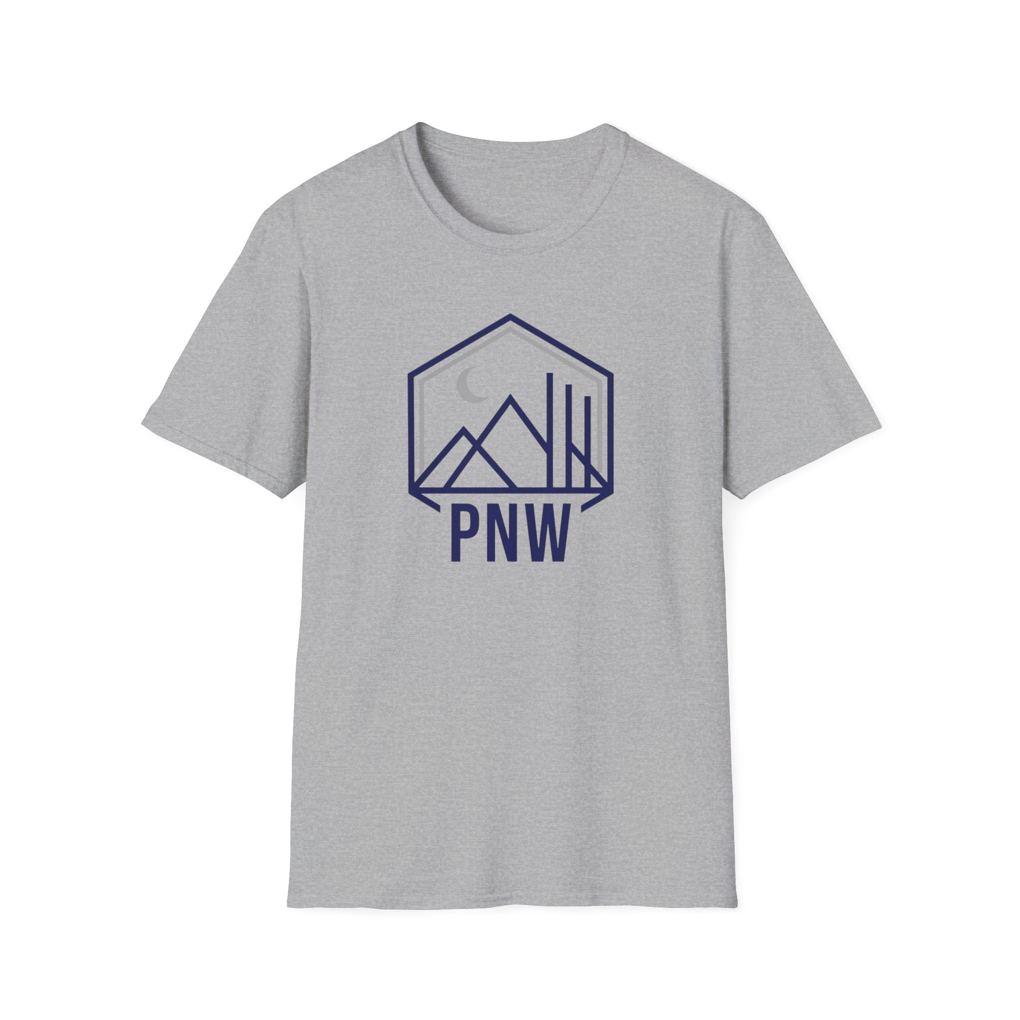 PNW Mountains Tee | Pacific Northwest camping badge
