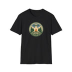 Aliens Prefer Our Campfire Spots T-Shirt | UFO Camping Badge Graphic