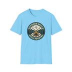 Outdoor Skills Still Pending T-Shirt | Camping Campfire Graphic Shirt