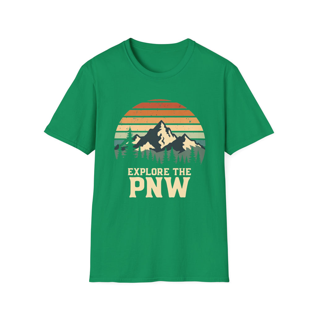 Explore the PNW T-Shirt | Mountain Sunset, Camping, Northwest Adventure