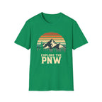 Explore the PNW T-Shirt | Mountain Sunset, Camping, Northwest Adventure