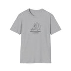 Professional Camper T-Shirt | Minimal Line Art Camping Design