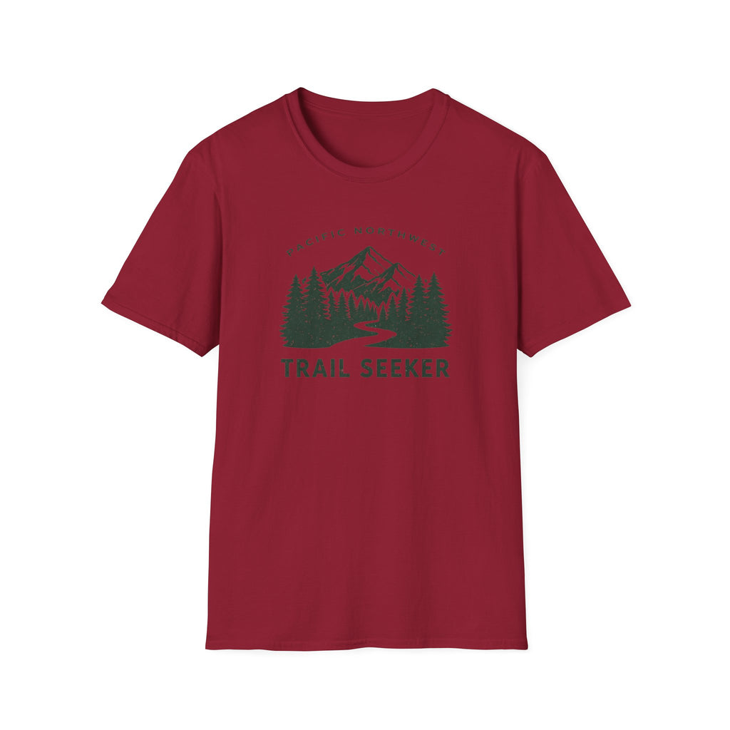 Trail Seeker Mountain Graphic T-Shirt | Pacific Northwest Hiking Tee