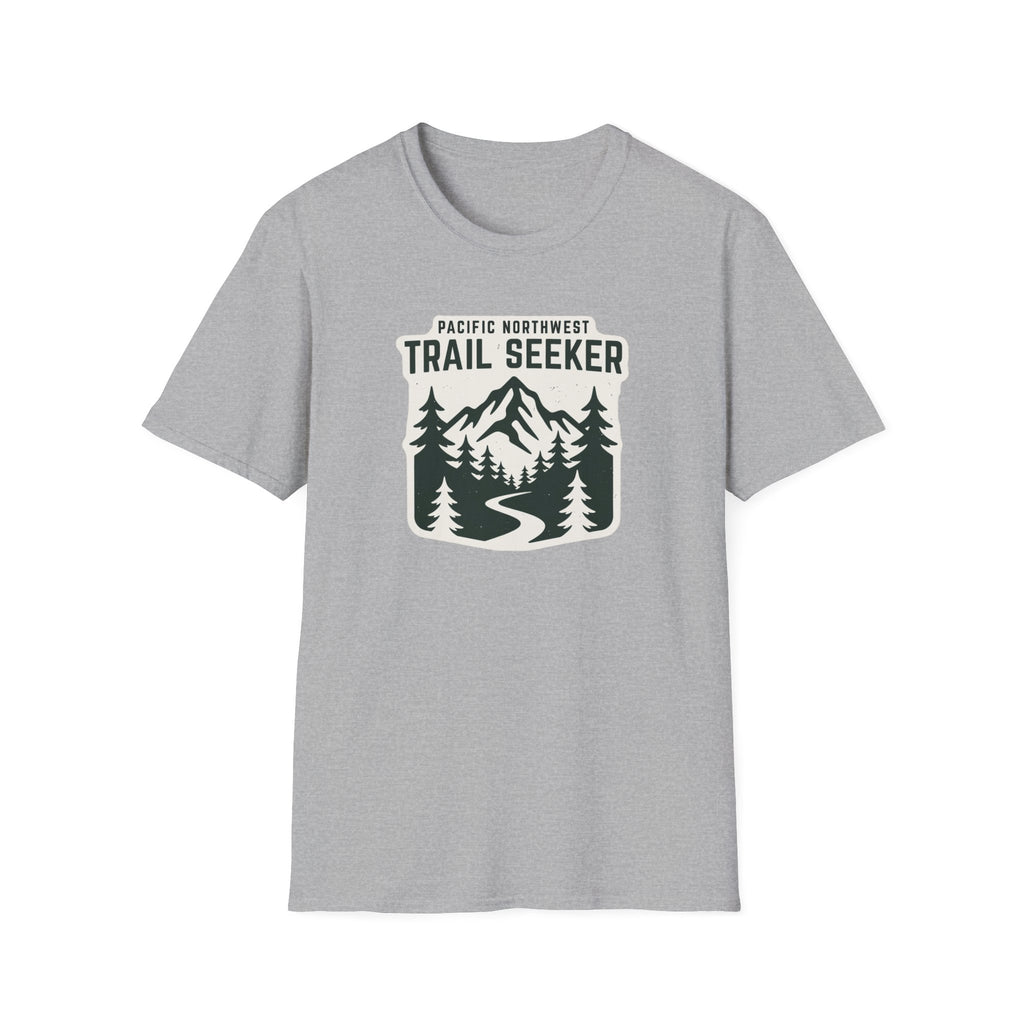 Trail Seeker Mountain Design T-Shirt | Pacific Northwest Hiking Shirt