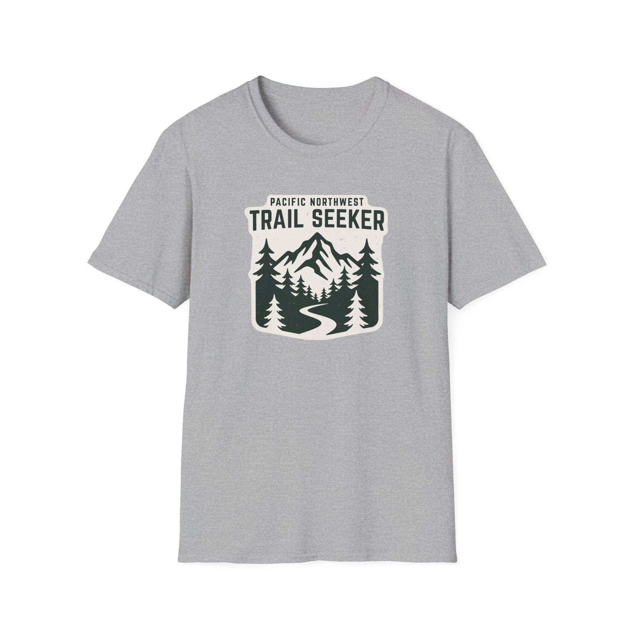 Trail Seeker Mountain Design T-Shirt | Pacific Northwest Hiking Shirt