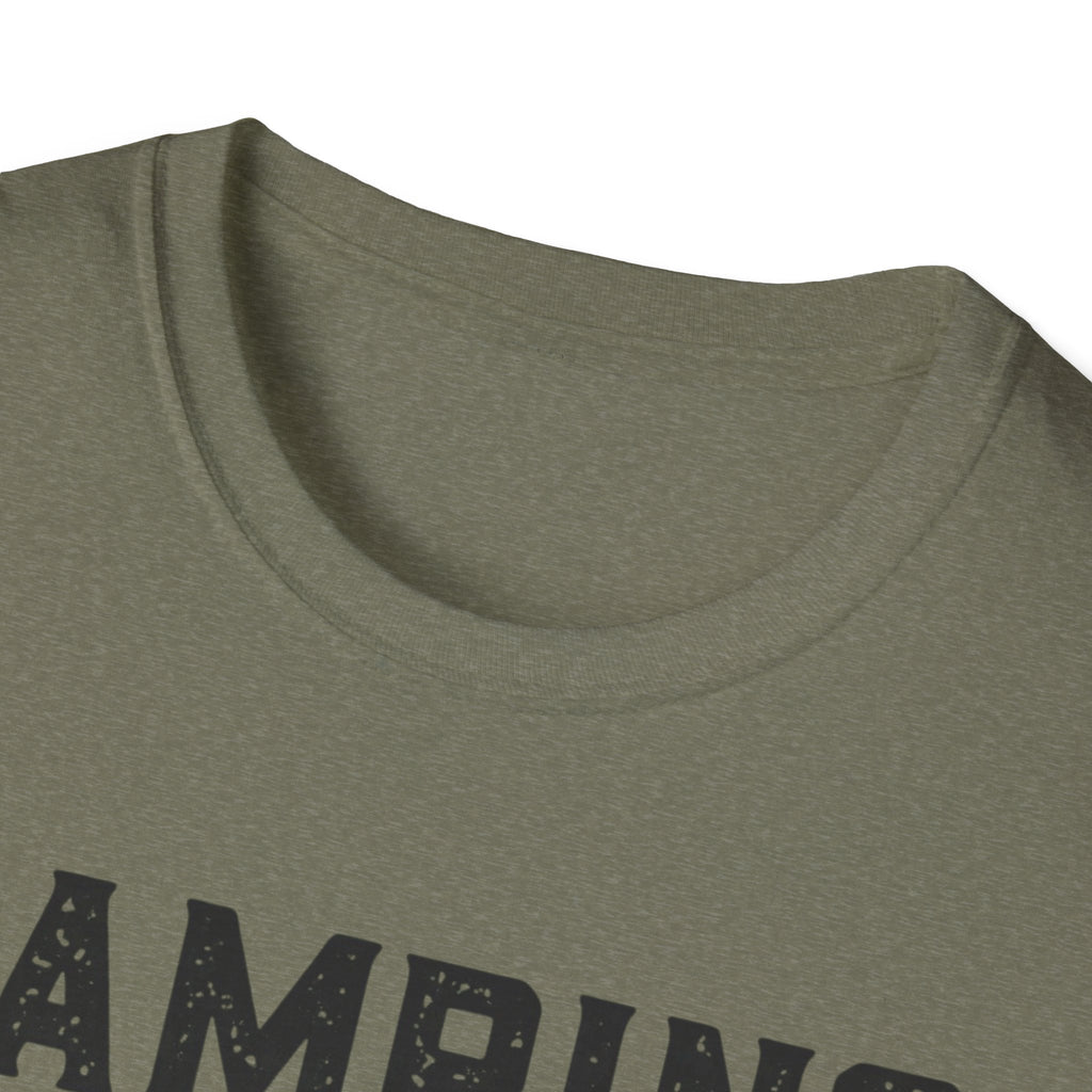 Camping Without Beer T-Shirt | Camping Saying, Beer Can Graphic