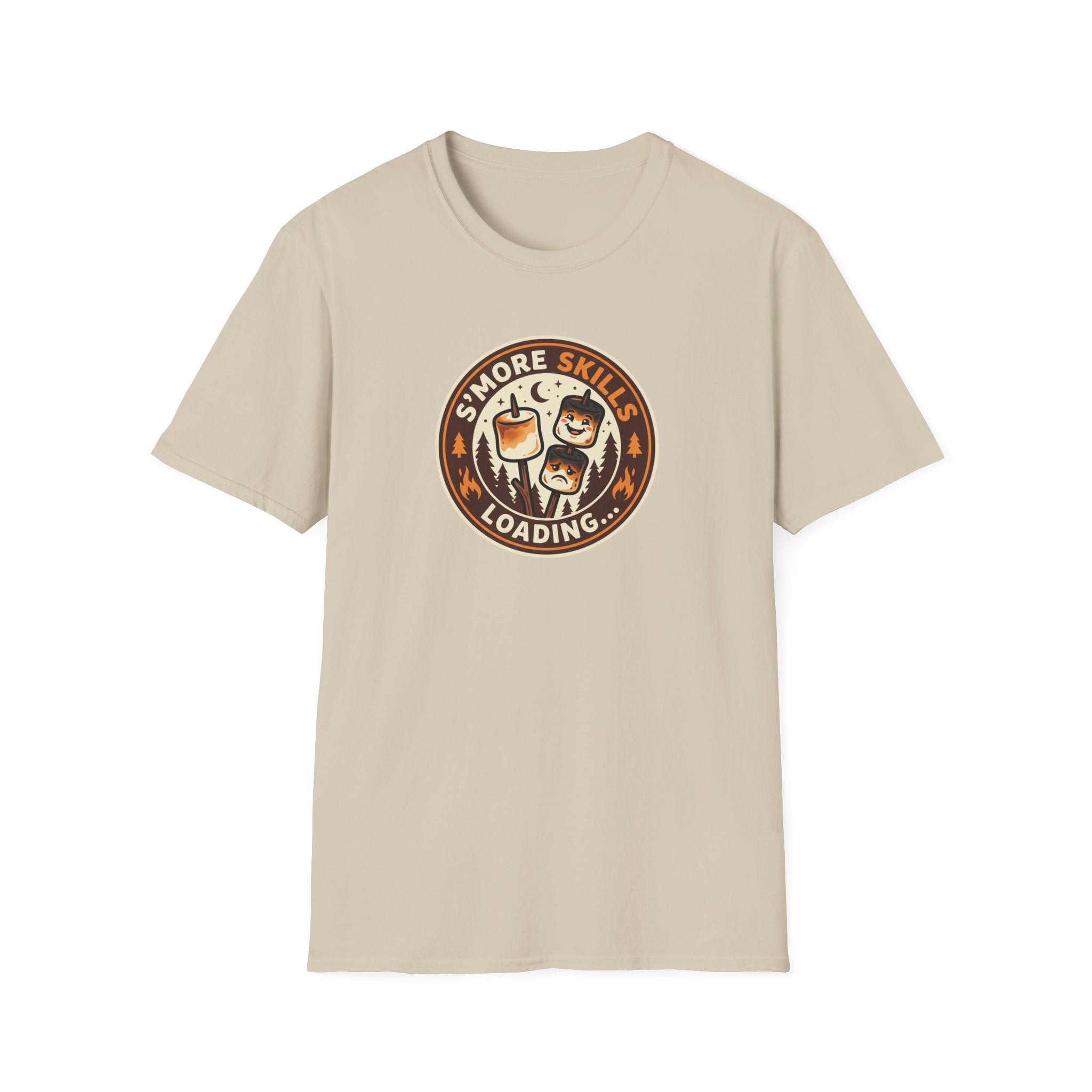 S'more Skills Loading T-Shirt | Camping Marshmallow Graphic Tee