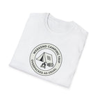 Weekend Camping Trip Overpacked As Usual T-Shirt | Camping Badge Tee