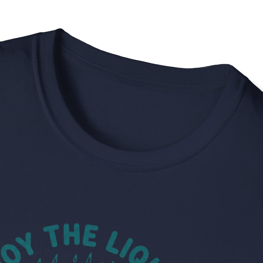 PNW Enjoy the Liquid Sunshine Bigfoot T-Shirt | Rain Umbrella Illustration