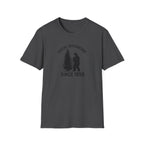 Social Distancing Since 1958 T-Shirt | Bigfoot Sasquatch Graphic
