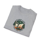Camp Life tent campfire graphic T-Shirt | camping outdoors nature