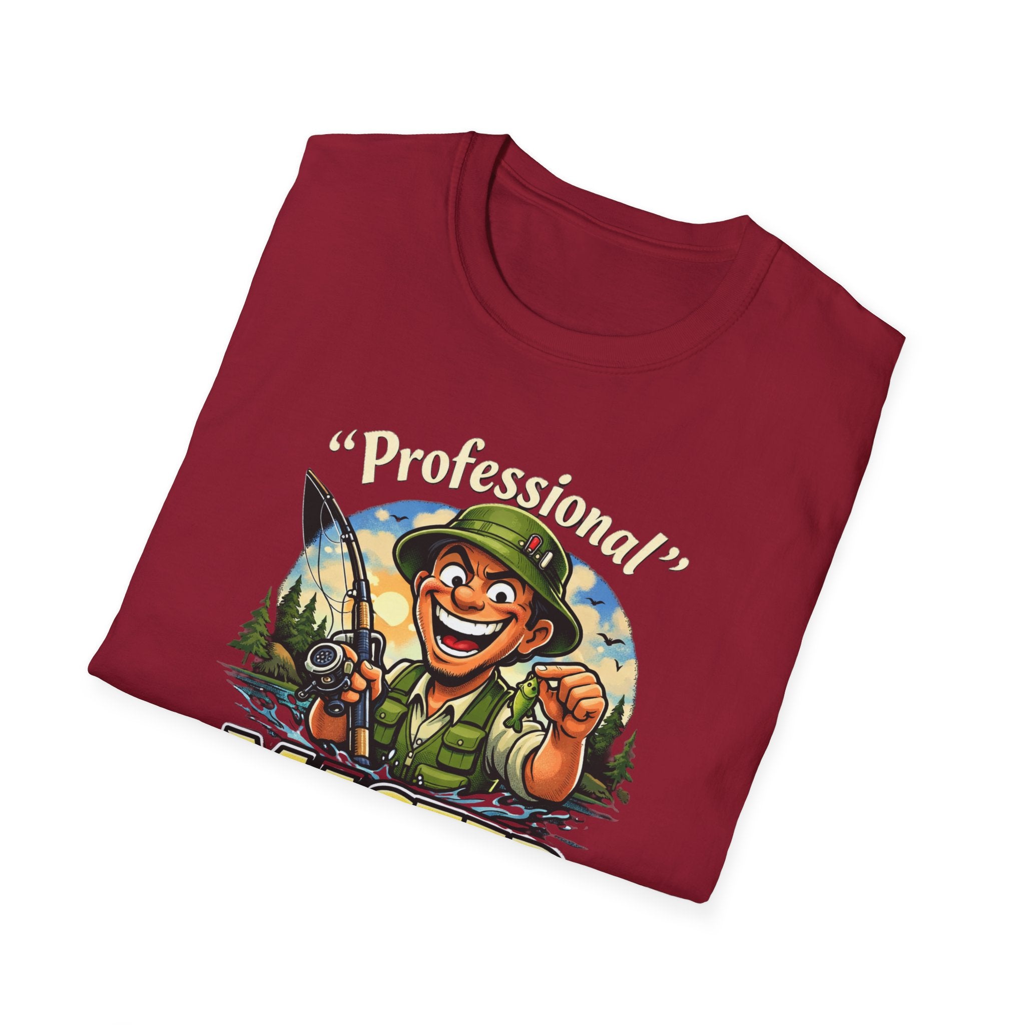 Master Baiter Fisherman T-Shirt | Fishing Graphic Tee, Outdoor Angler Design