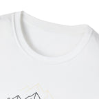Coffee Cup in Pines T-Shirt | mountain camp mug, minimalist outdoors design