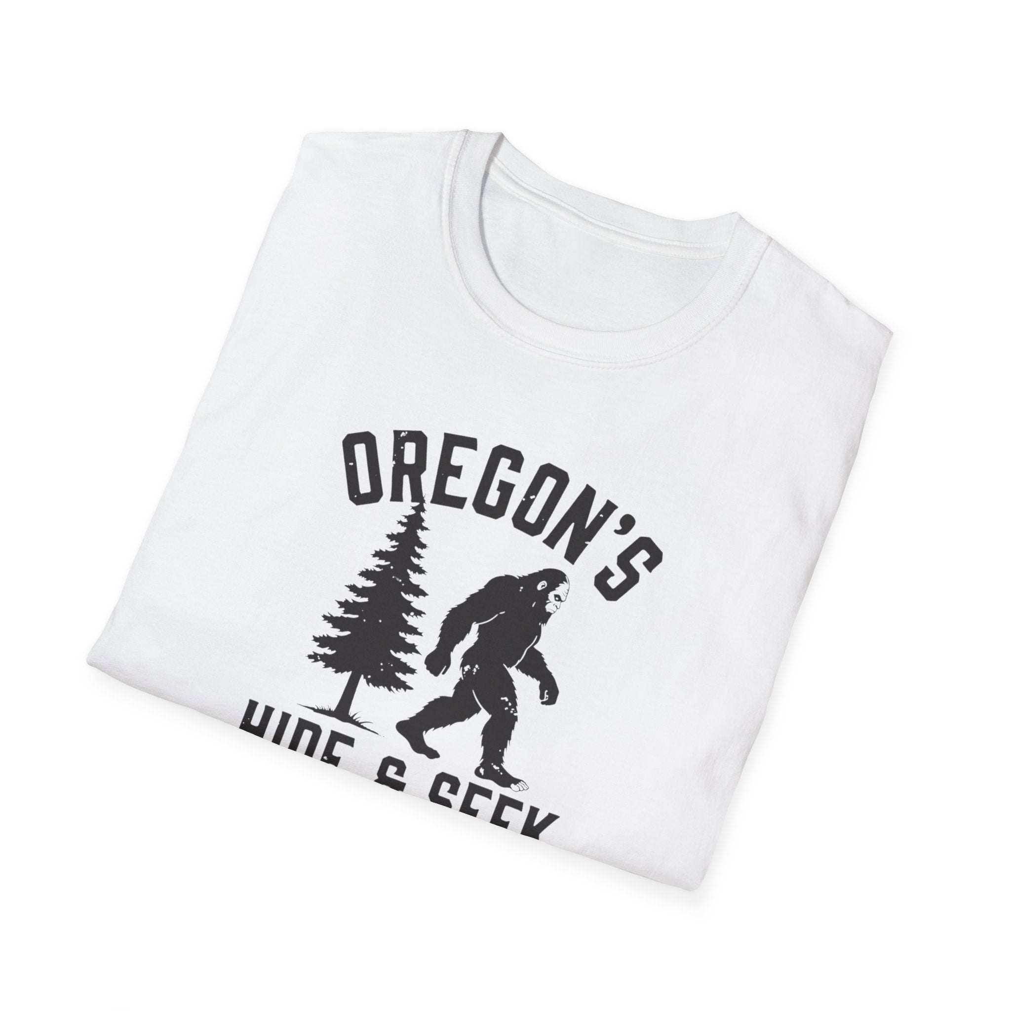 Oregon's Hide & Seek Champion T-Shirt | Bigfoot Sasquatch Graphic Tee