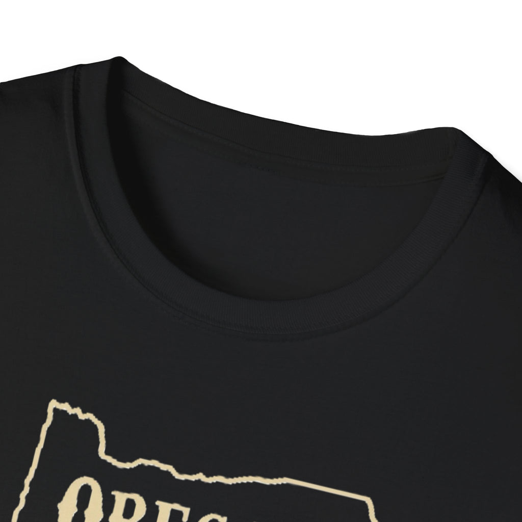 Oregon Bigfoot T-Shirt | Sasquatch Forest State Outline