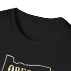 Oregon Bigfoot T-Shirt | Sasquatch Forest State Outline