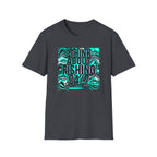 Think About Fishing 24/7 T-Shirt | Fishing Graphic Tee, Nautical Wave Design