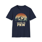 Explore the PNW T-Shirt | Mountain Sunset, Camping, Northwest Adventure