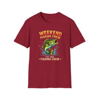 Weekend Fishing Crew T-Shirt | Bass Fish Illustration, Angler Tee