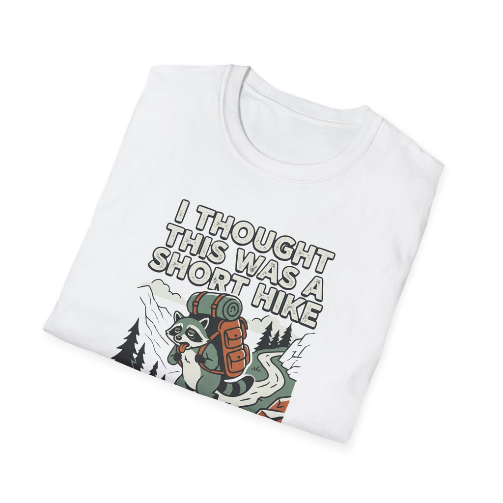 I Thought This Was a Short Hike T-Shirt | Hiking Backpacker Graphic Tee