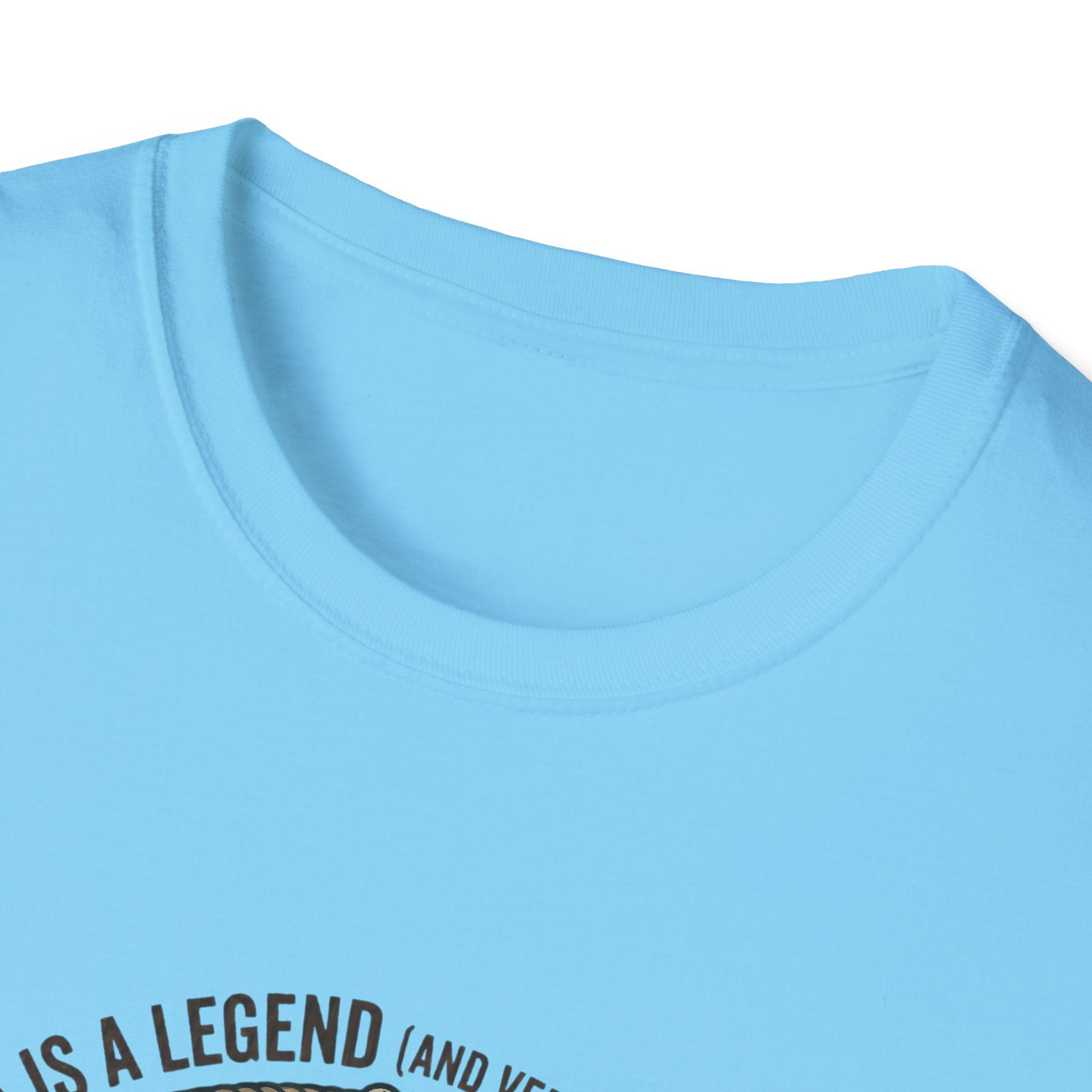 Dad is a Legend Camping T-Shirt | Bear, Campfire, Tent Cabin Illustration