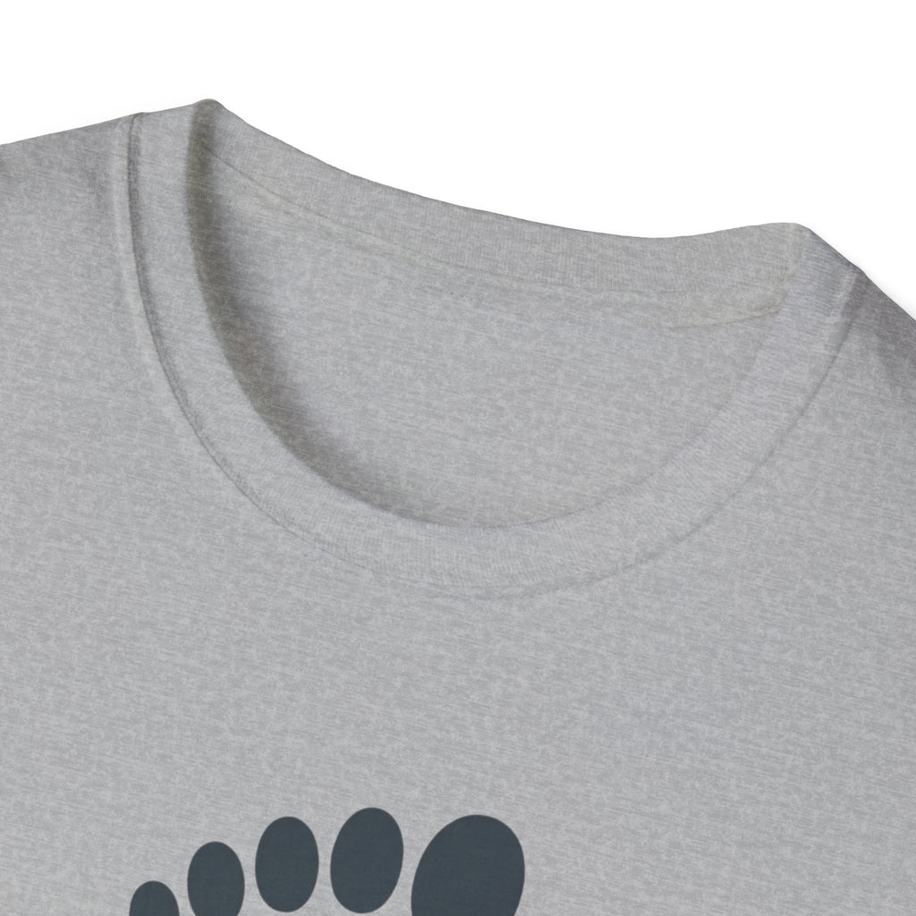 Leave No Trace footprint T-Shirt | Hiking mountain print