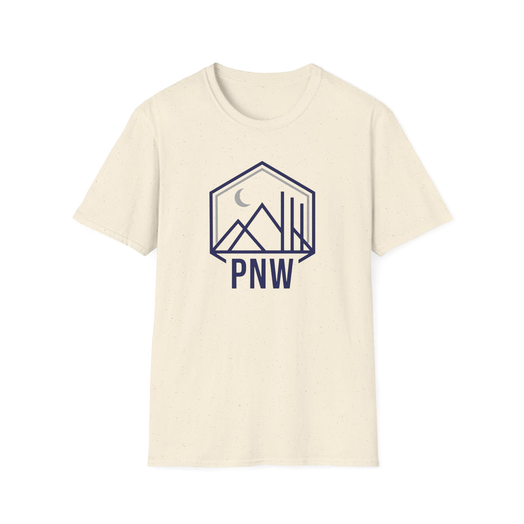 PNW Mountains Tee | Pacific Northwest camping badge