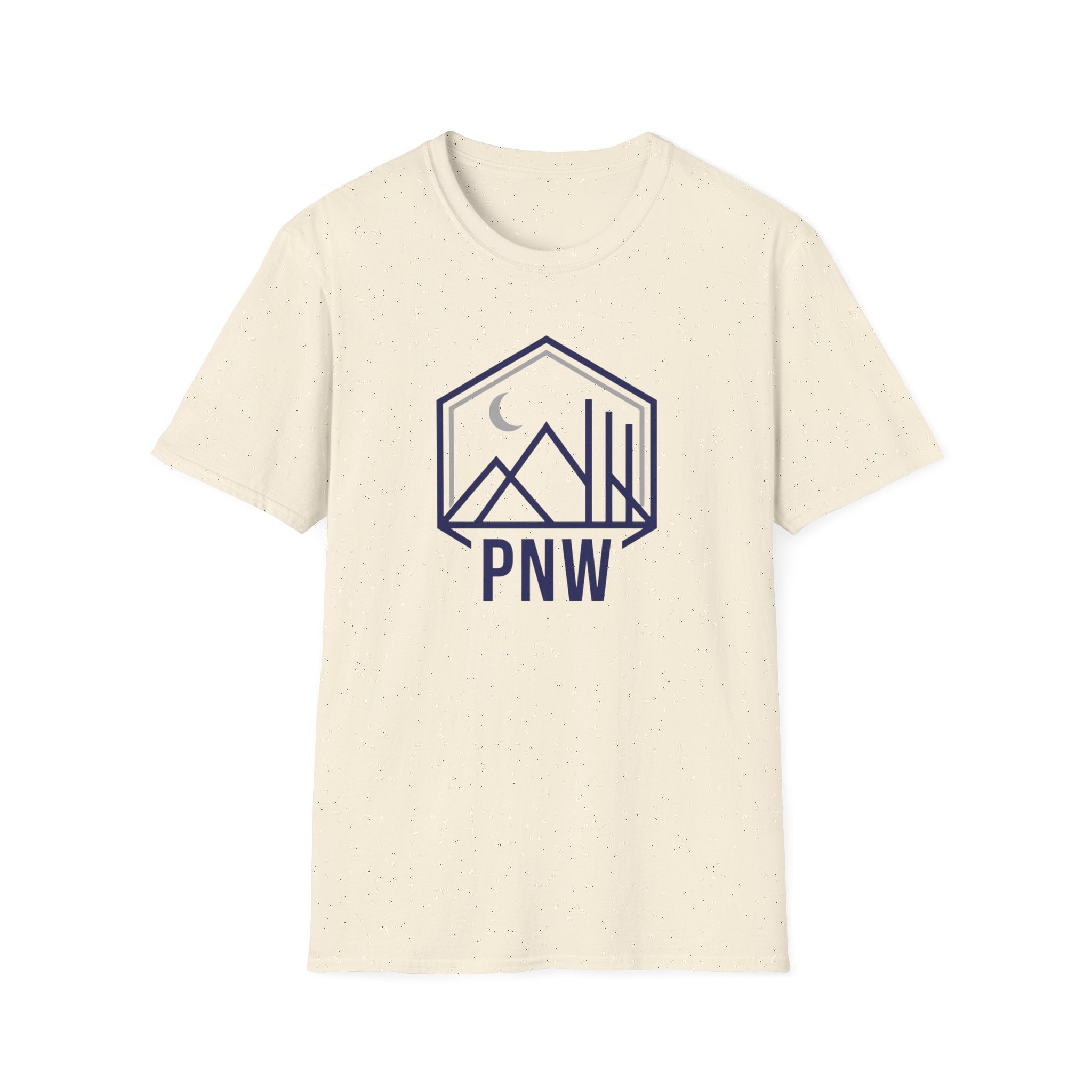 PNW Mountains Tee | Pacific Northwest camping badge