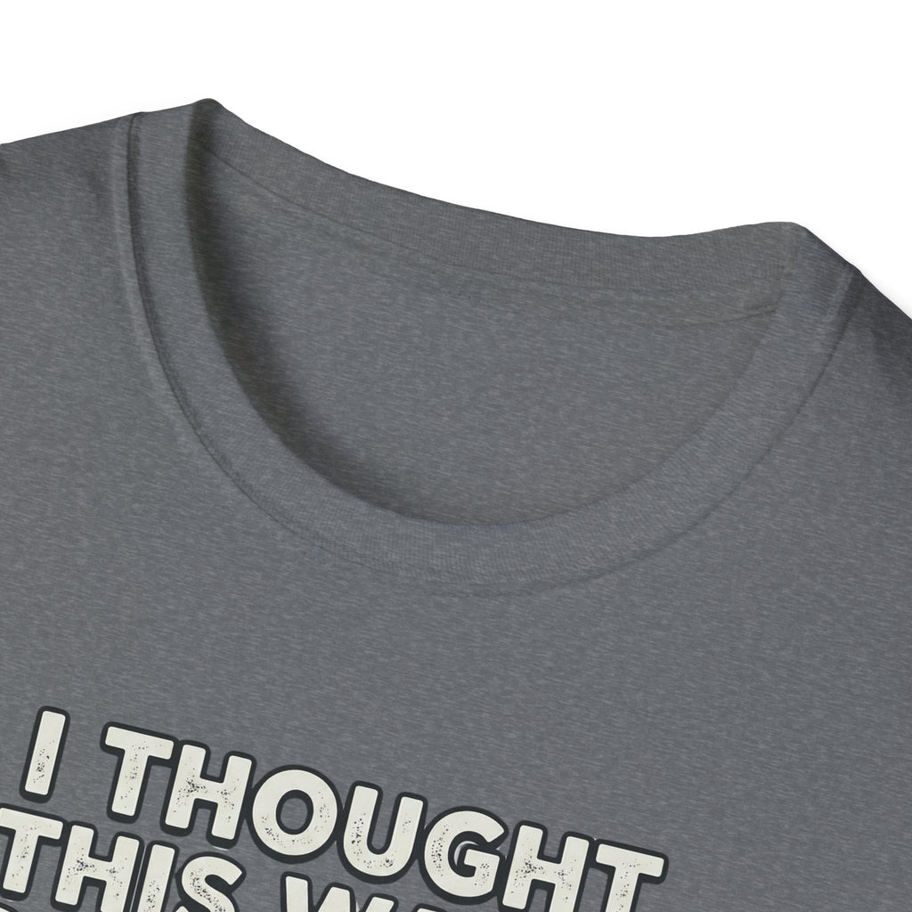 I Thought This Was a Short Hike T-Shirt | Hiking Backpacker Graphic Tee