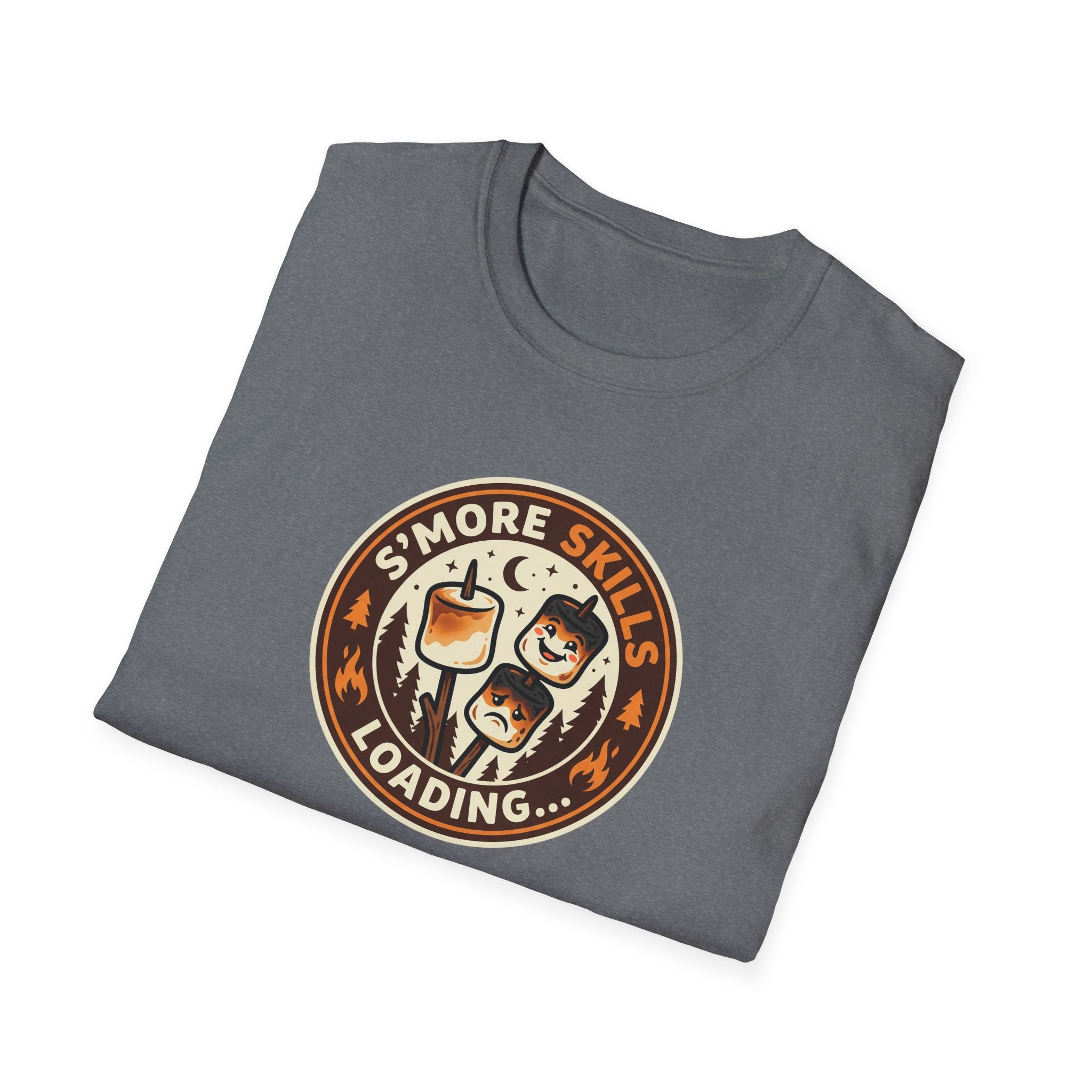 S'more Skills Loading T-Shirt | Camping Marshmallow Graphic Tee