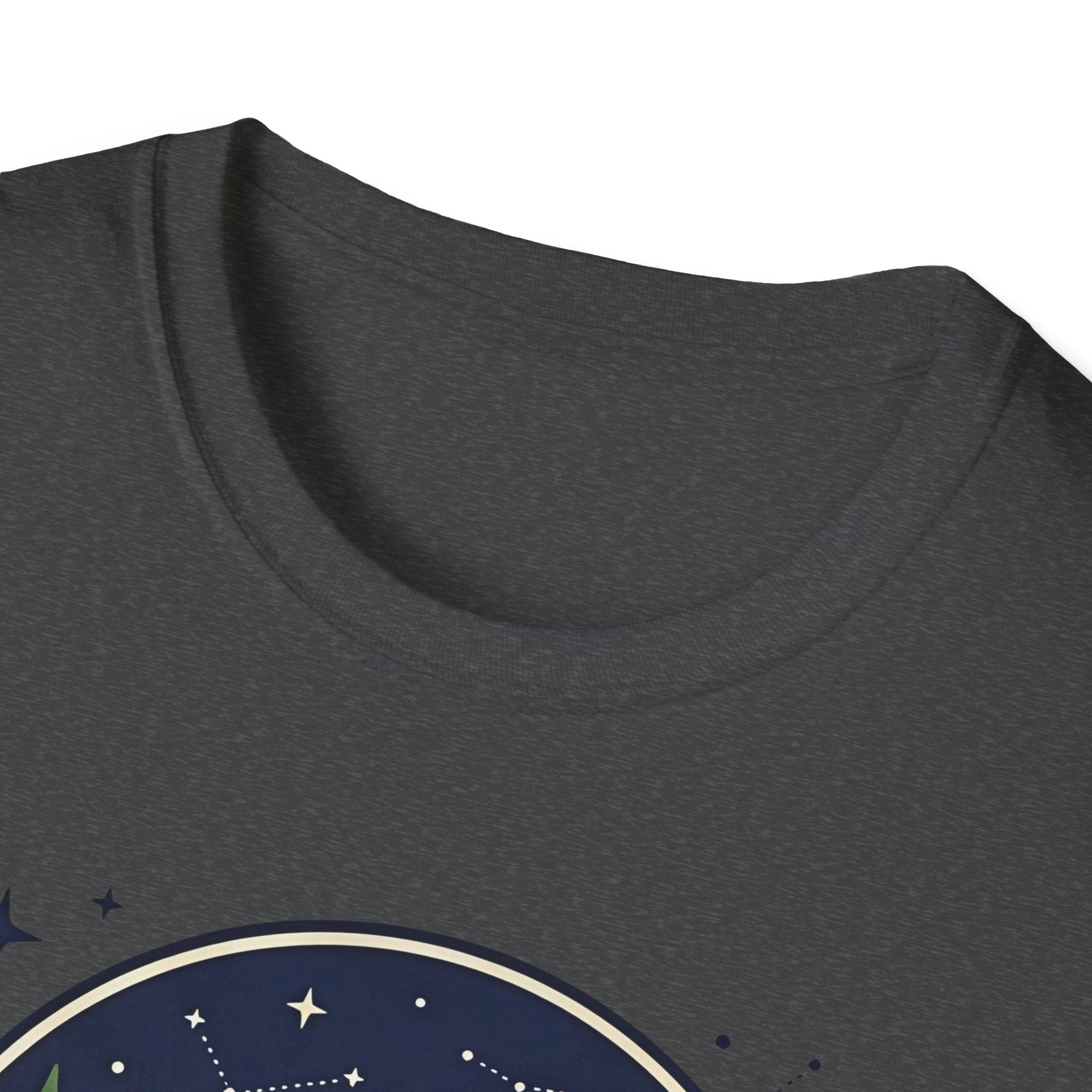 The Forest Whispers campfire scene T-Shirt | nighttime woods illustration