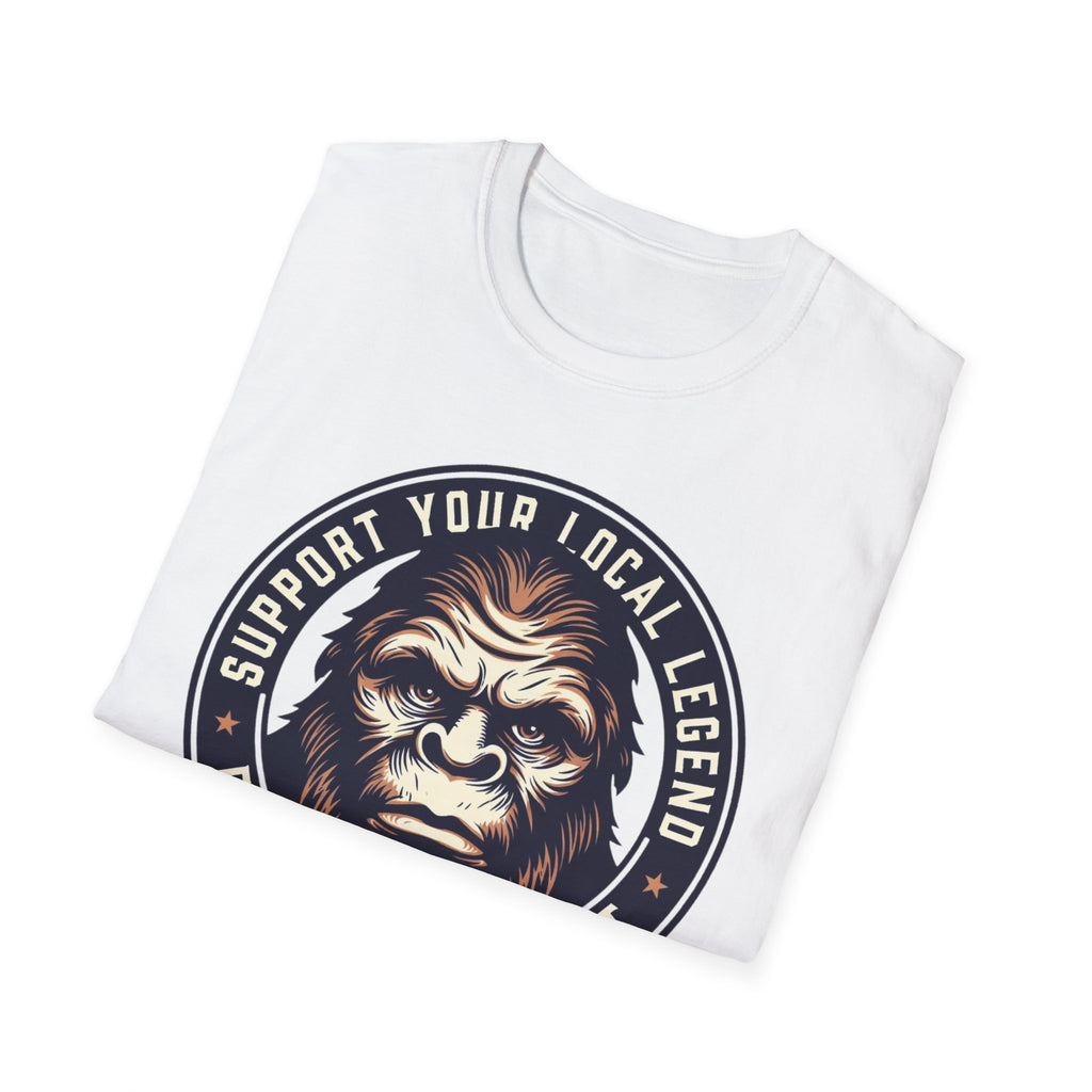 Support Your Local Legend Bigfoot T-Shirt | Pacific Northwest Sasquatch Tee