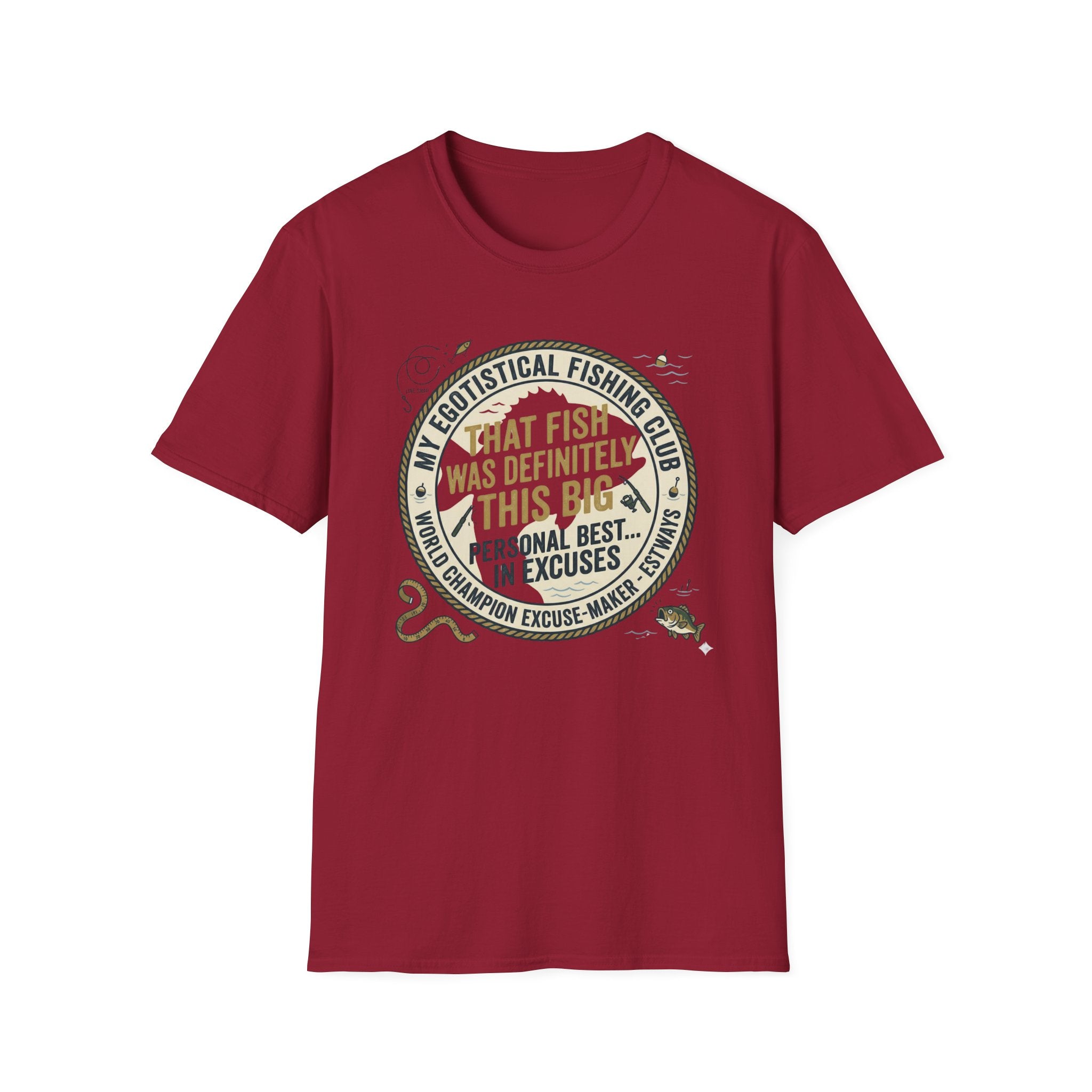 That Fish Was Definitely This Big T-Shirt | Fishing Humor Tee