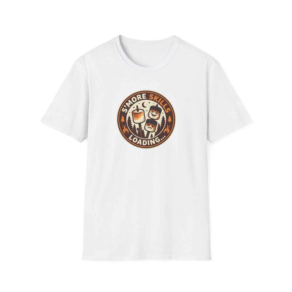 S'more Skills Loading T-Shirt | Camping Marshmallow Graphic Tee