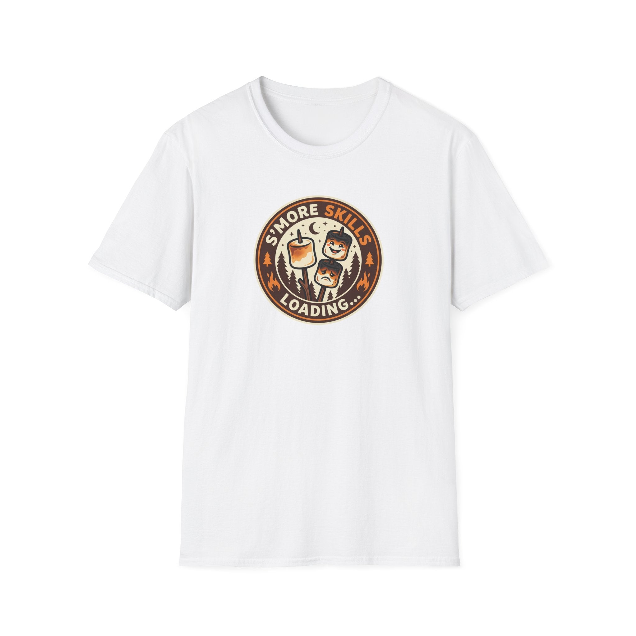S'more Skills Loading T-Shirt | Camping Marshmallow Graphic Tee