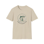 Fishing Trout Illustration T-Shirt | 'Silence Is The Best Lure' Outdoor Angler Tee
