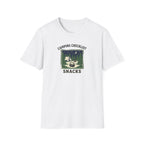 Camping Checklist Snacks T-Shirt | Camping Graphic Tee, Tent Campfire Design