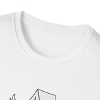Guess Ill Stay camping tee | Tent and campfire graphic T-Shirt