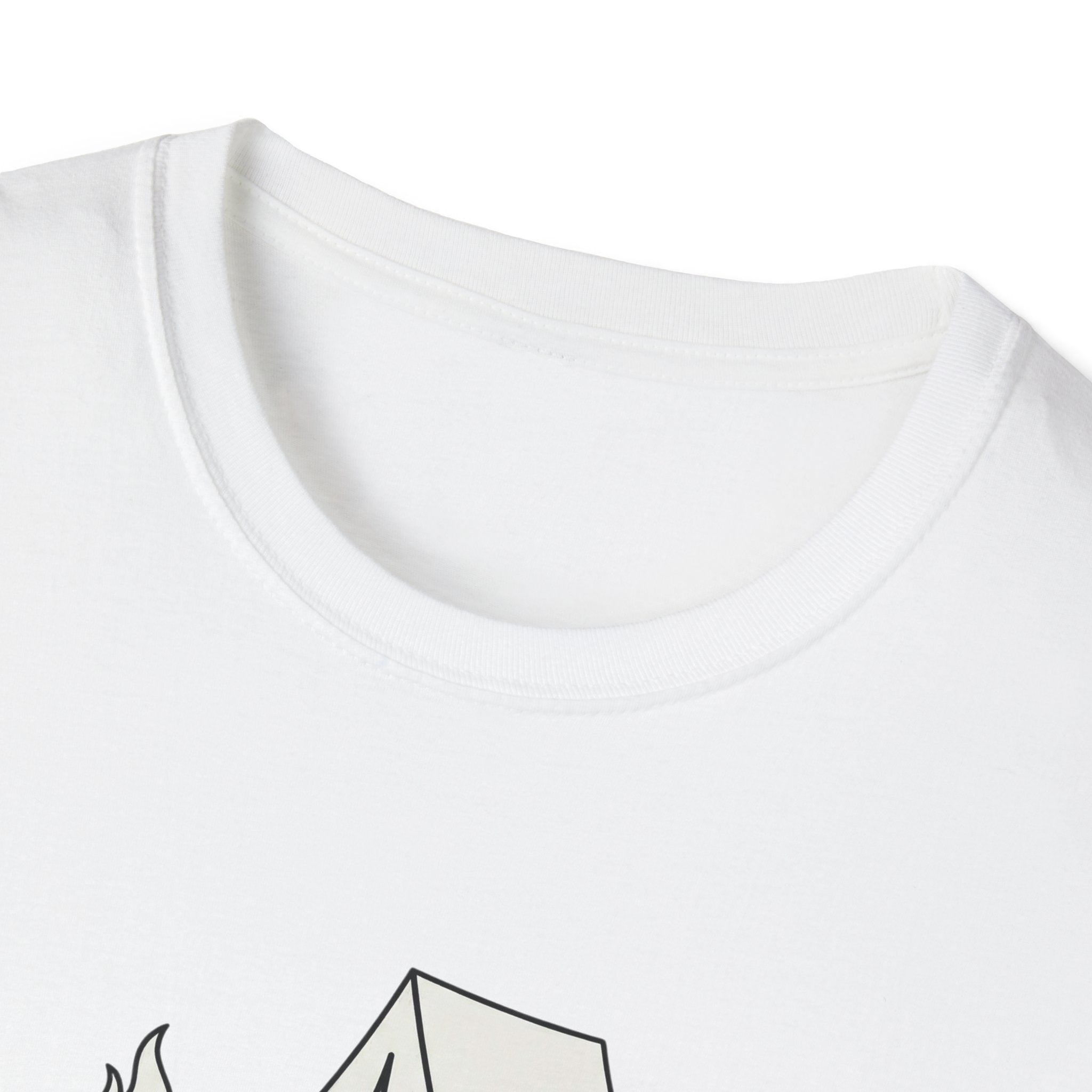 Guess Ill Stay camping tee | Tent and campfire graphic T-Shirt