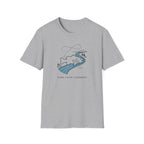 Find Your Current Wave T-Shirt | Surf River Whale Illustration