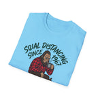 Bigfoot Social Distancing Since 1967 T-Shirt | Sasquatch Lumberjack Tee