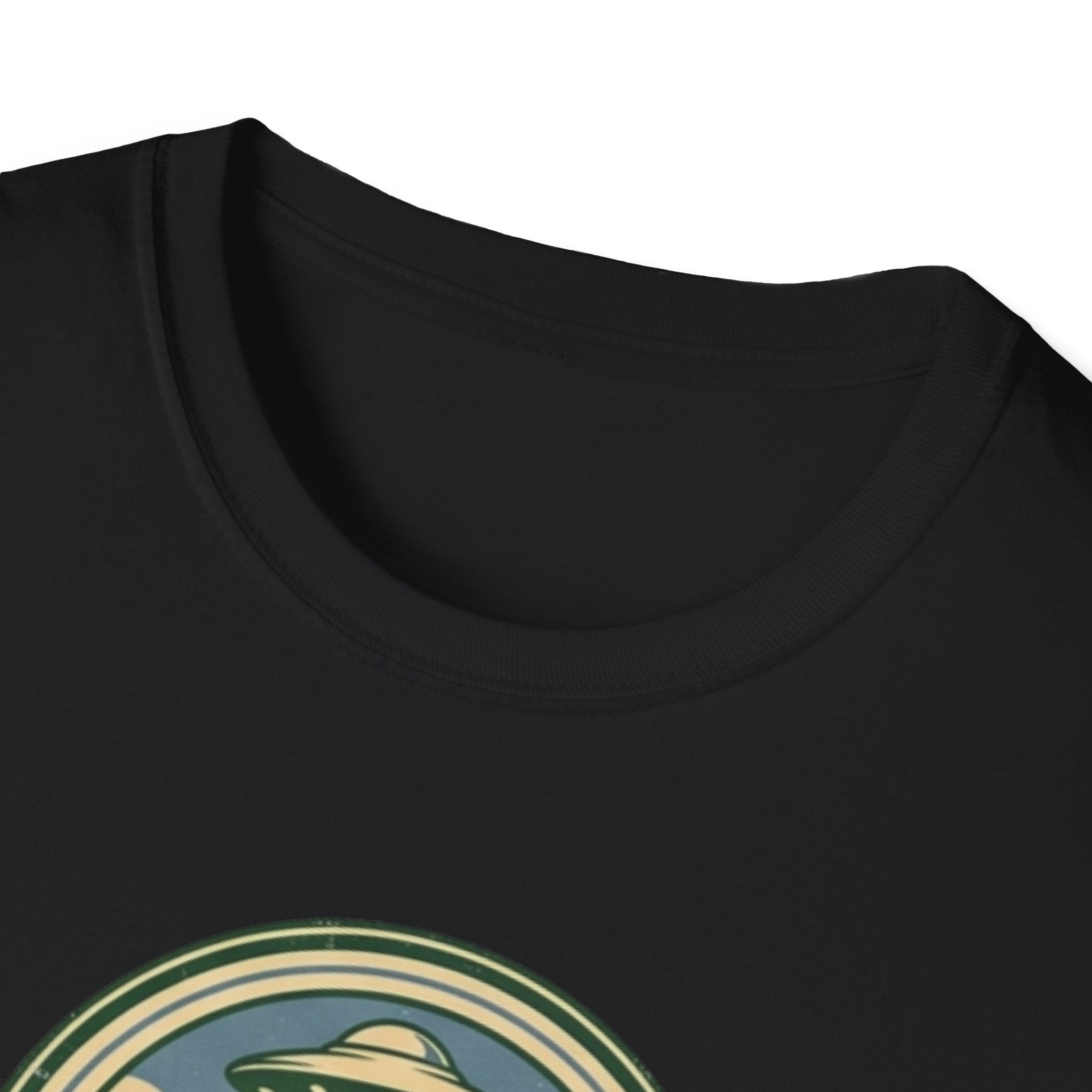 Aliens Prefer Our Campfire Spots T-Shirt | UFO Camping Badge Graphic