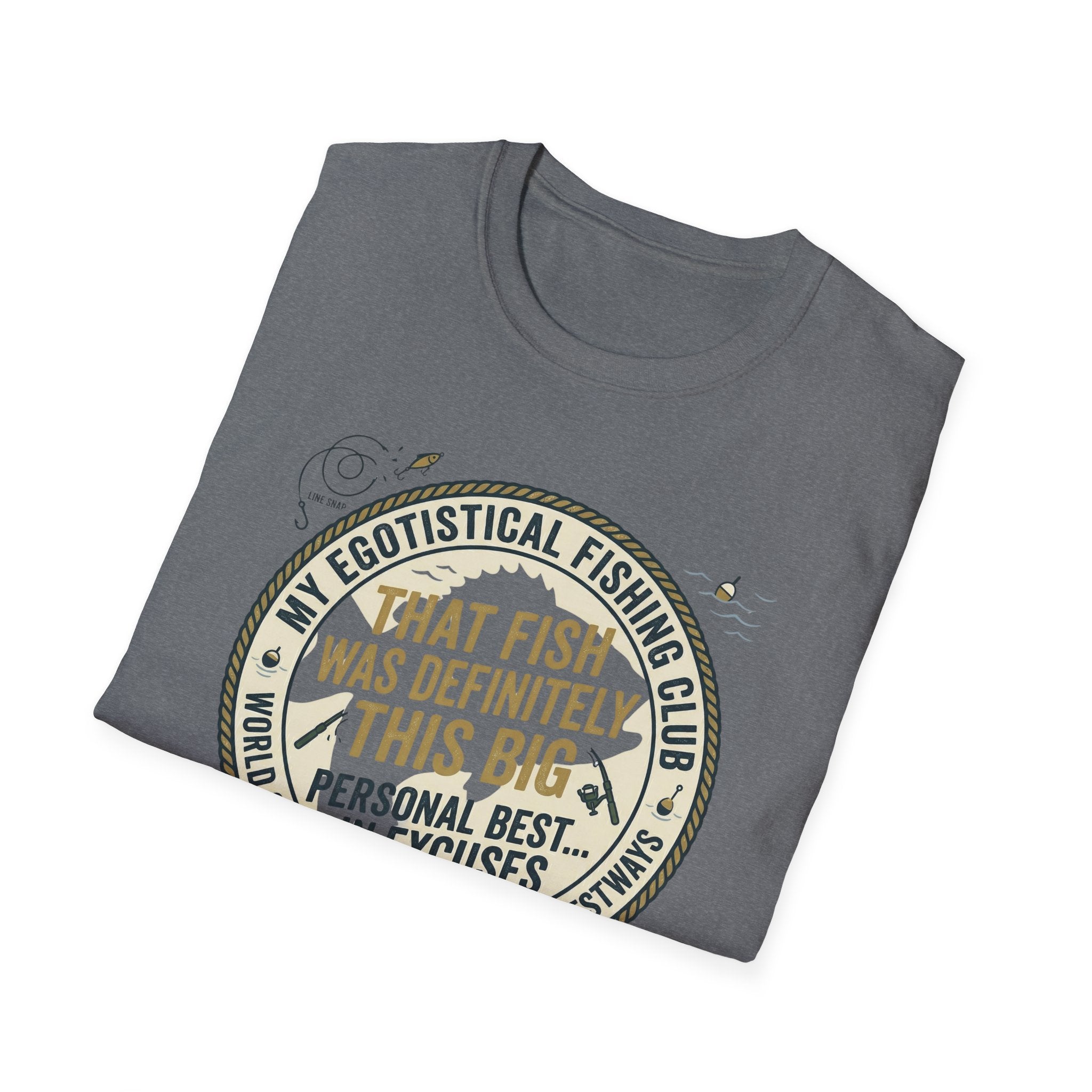 That Fish Was Definitely This Big T-Shirt | Fishing Humor Tee