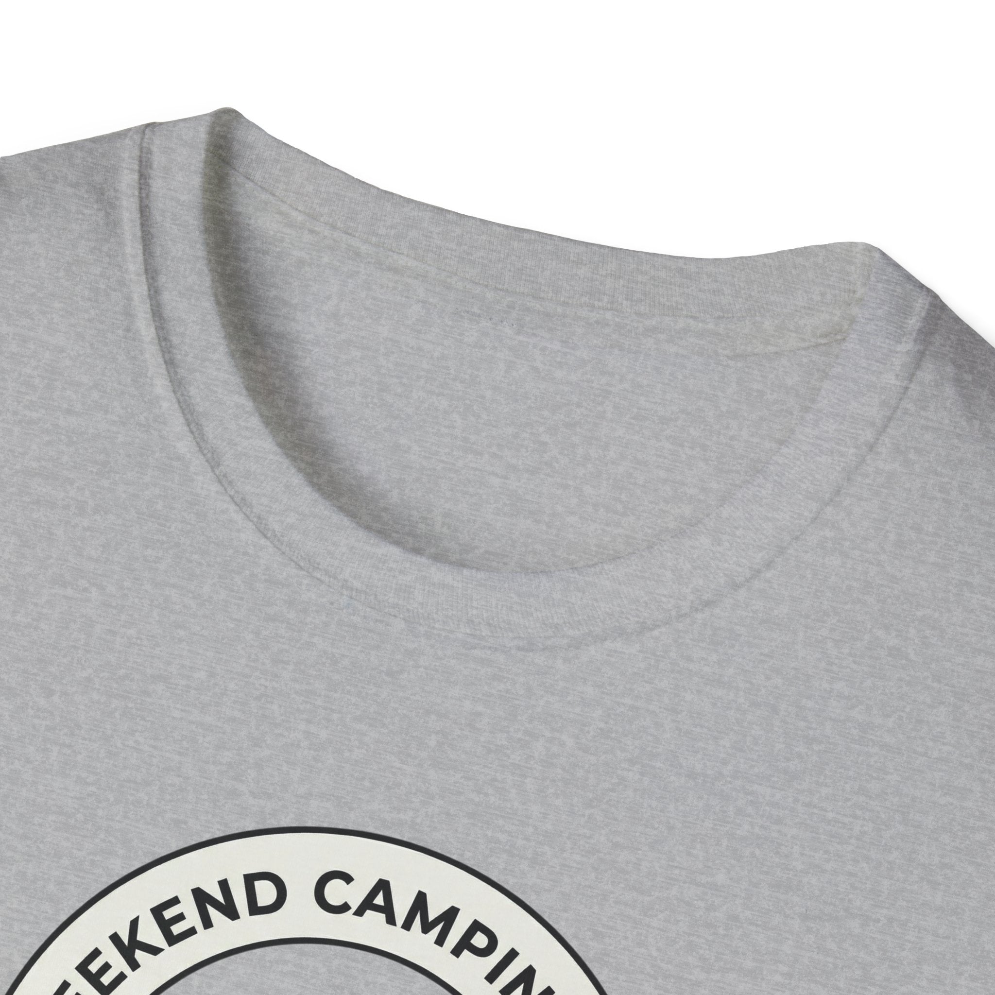 Weekend Camping Trip Overpacked As Usual T-Shirt | Camping Badge Tee