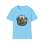 Dad is a Legend Camping T-Shirt | Bear, Campfire, Tent Cabin Illustration