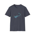 Find Your Current Wave T-Shirt | Surf River Whale Illustration