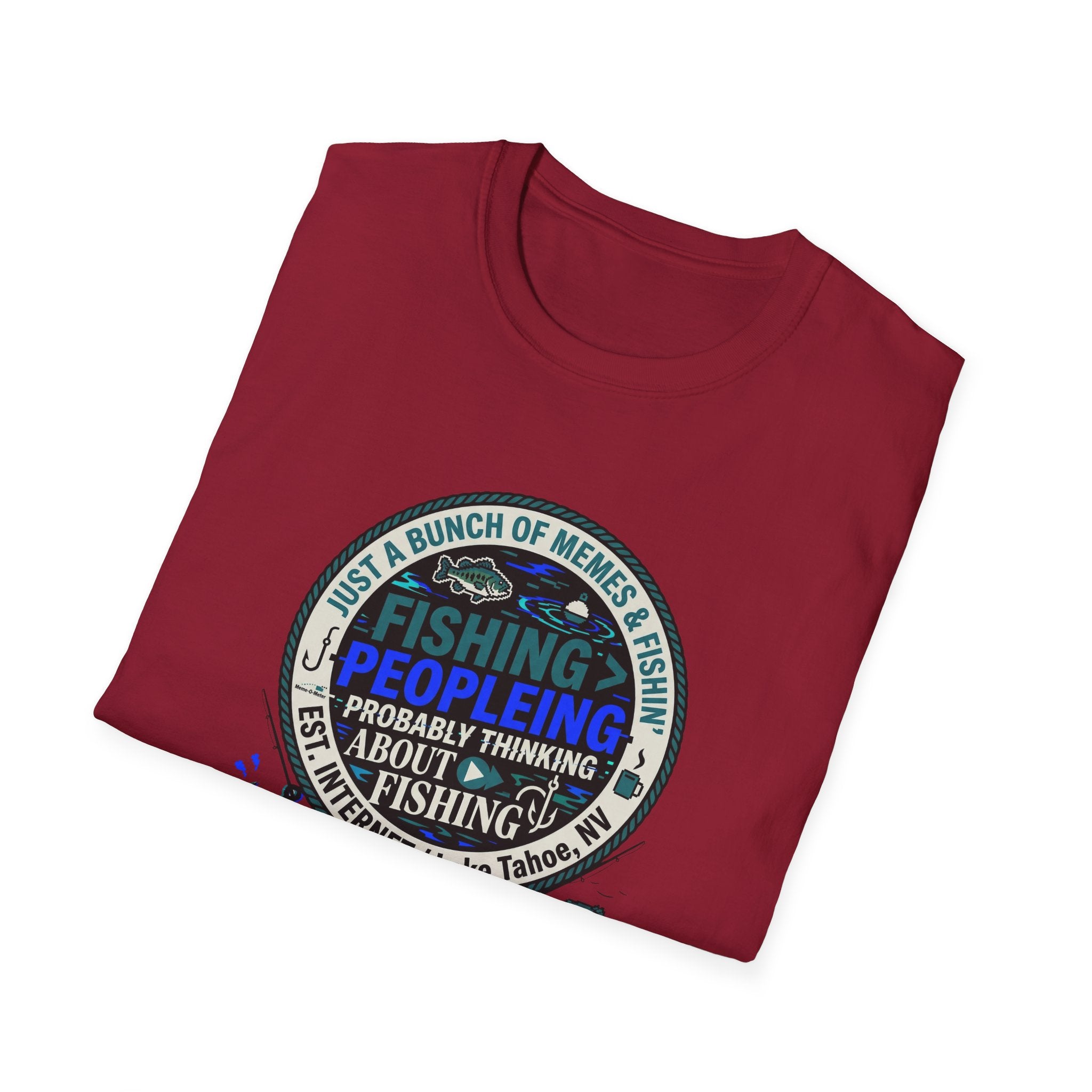 Fishing Peopleleing Probably Thinking About Fishing T-Shirt | Fishing Graphic Tee